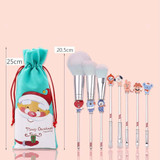 Christmas Makeup Brush Gift Elk Beginner Set Beauty Tool Set, Specification:8 PCS Single Side