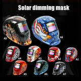 Solar Automatic Darkening Welding Mask Argon Arc Welding Helmet(Lightning)