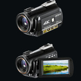 ORDRO AC3 3.1 inch IPS Screen 4K Full HD 13MP Night Vision WiFi Live Camcorder DV Digital Camera, Style:Standard(Black)