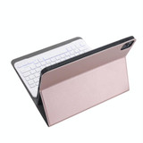 A098BS Detachable Ultra-thin Backlight Bluetooth Keyboard Tablet Case for iPad Air 4 10.9 inch (2020), with Stand & Pen Slot(Rose Gold)