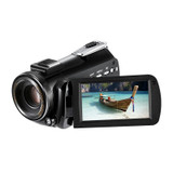 ORDRO AC5 4K HD Night Vision WiFi 12X Optical Zoom Digital Video DV Camera Camcorder, Style:Standard + Microphone + Handheld Stand(Black)