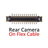 Rear Back Camera FPC Connector On Flex Cable for iPhone XR