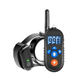 800m Remote Control Electric Shock Bark Stopper Vibration Warning Pet Supplies Electronic Waterproof Collar Dog Training Device, Style:556-1(UK Plug)