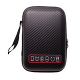 GUANHE GH1822 Carbon Fiber Portable Travel Storage Bag(Black)