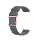 For POLAR Polar Dot Textured Silicone Watch Band, Size: Free Size(Gray)