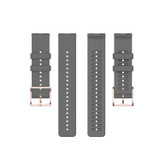 For POLAR Polar Dot Textured Silicone Watch Band, Size: Free Size(Gray)
