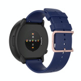 For POLAR Polar Dot Textured Silicone Watch Band, Size: Free Size(Midnight Blue)