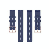 For POLAR Polar Dot Textured Silicone Watch Band, Size: Free Size(Midnight Blue)