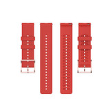 For POLAR Polar Dot Textured Silicone Watch Band, Size: Free Size(Red)