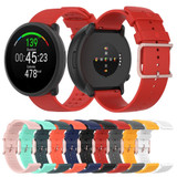 For POLAR Polar Dot Textured Silicone Watch Band, Size: Free Size(Red)