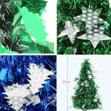 Mini Desktop Christmas Tree Hotel Shopping Mall Christmas Decoration, Size: With Small Tree(Silver)
