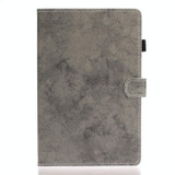 For Samsung Galaxy Tab S8 / Galaxy Tab S7 11.0 T870 Marble Style Cloth Texture Leather Case with Bracket & Card Slot & Pen Slot & Anti Skid Strip(Grey)