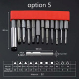 12 PCS / Set Screwdriver Bit With Magnetic S2 Alloy Steel Electric Screwdriver, Specification:5