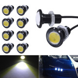 10 PCS 18mm 1.5W DC9-80V Motorcycle Eagle Eye Light Single Lens(White Light)