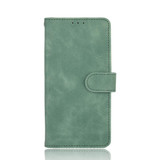 For BlackBerry KEY2 Solid Color Skin Feel Magnetic Buckle Horizontal Flip Calf Texture PU Leather Case with Holder & Card Slots & Wallet(Green)