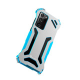 For Samsung Galaxy Note 20 R-JUST Shockproof Armor Metal Protective Case(Blue)