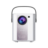 C500 Portable Mini LED Home HD Projector, Style:Same Screen Version(White)