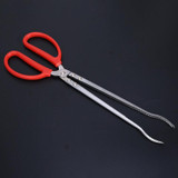 4 PCS Rice Eel Clip Lobster Tongs Rice Eel Clip Crab Loach Pliers Fish Control Garbage Clip, Size:52cm, Style:Elbow