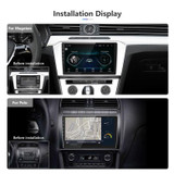 Universal Machine Android Smart Navigation Car Navigation DVD Reversing Video Integrated Machine, Size:9inch 2+16G, Specification:Standard