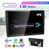 Universal Machine Android Smart Navigation Car Navigation DVD Reversing Video Integrated Machine, Size:10inch 2+32G, Specification:Standard+12 Lights Camera