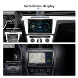 Universal Machine Android Smart Navigation Car Navigation DVD Reversing Video Integrated Machine, Size:9inch 2+32G, Specification:Standard