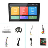 Universal Machine Android Smart Navigation Car Navigation DVD Reversing Video Integrated Machine, Size:9inch 2+32G, Specification:Standard+8 Lights Camera