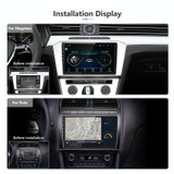Universal Machine Android Smart Navigation Car Navigation DVD Reversing Video Integrated Machine, Size:10inch 2+32G, Specification:Standard