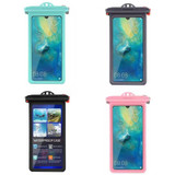 Multifunctional Plastic Anti-Drop Mobile Phone Waterproof Bag(Blue)