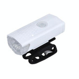Bicycle USB Charging Headlight Lighting Cycling Equipment, Color:White 2255 Light