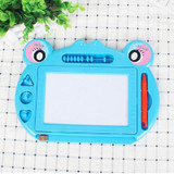 3 PCS Mini Magnetic Drawing Board Cartoon Frog Writing Board Children Toy, Random Color Delivery
