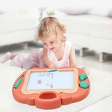 Children Magnetic Graffiti Drawing Board Color Handwriting Board with Bracket(Pink)