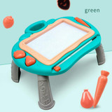 Children Magnetic Graffiti Drawing Board Color Handwriting Board with Bracket(Green)