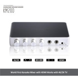 KM200 Portable Digital Stereo Audio Echo System Machine HDMI Karaoke Mixer Amplifier 4K/2K TV PC Home Theater