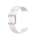 For Polar Ignite 20mm Dot Texture Watch Band(White)