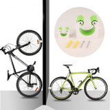 2 PCS Bicycle Parking Buckle Children Road Bike Mountain Bike Simple Wall Mount, Style:Road Bike(Green)