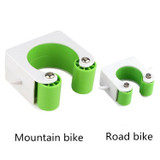 2 PCS Bicycle Parking Buckle Children Road Bike Mountain Bike Simple Wall Mount, Style:Road Bike(Green)