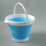 SFSS-01 Portable Silicone Folding Bucket, Capacity:3L(Blue)