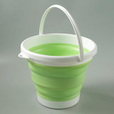 SFSS-01 Portable Silicone Folding Bucket, Capacity:5L(Green)