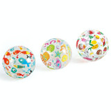 6 PCS Children Early Education Swimming and Water Toys Inflatable Beach Ball Color Random Delivery