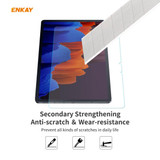 For Samsung Galaxy Tab S8 /Galaxy Tab S7 ENKAY Hat-Prince 0.33mm 9H Surface Hardness 2.5D Explosion-proof Tempered Glass Protector