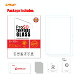 For Samsung Galaxy Tab S8 /Galaxy Tab S7 2pcs ENKAY Hat-Prince 0.33mm 9H Surface Hardness 2.5D Explosion-proof Tempered Glass Protector