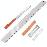 Guitar Neck Measuring Ruler Guitar Sharpening File Guitar Neck Notch Ruler Fret Polishing Pad