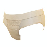 CD Pseudo-girl Underwear Male Disguise Women Hidden Lower Body Pants Cross-dress Underwear, Size:S(Complexion)