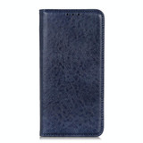 For Vodafone Smart V11 Magnetic Crazy Horse Texture Horizontal Flip Leather Case with Holder & Card Slots & Wallet(Blue)