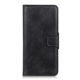 For Alcatel 1SE 2020 Mirren Crazy Horse Texture Horizontal Flip Leather Case with Holder & Card Slots & Wallet(Black)