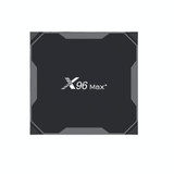 X96 max+ 4K Smart TV Box, Android 9.0, Amlogic S905X3 Quad-Core Cortex-A55,4GB+64GB, Support LAN, AV, 2.4G/5G WiFi, USBx2,TF Card, UK Plug