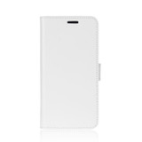 For Alcatel 1SE  2020 R64 Texture Single Horizontal Flip Protective Case with Holder & Card Slots & Wallet& Photo Frame(White)