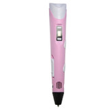 Hand-held 3D Printing Pen, AU Plug (Pink)