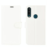 For Alcatel 1SE  2020 Litchi Texture Horizontal Flip Protective Case with Holder & Card Slots & Wallet(White)