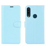For Alcatel 1SE  2020 Litchi Texture Horizontal Flip Protective Case with Holder & Card Slots & Wallet(Blue)